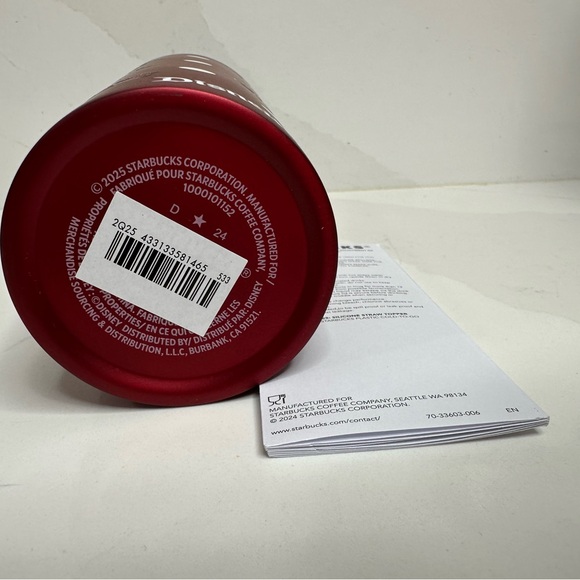 2025 Disneyland x Starbucks Minnie Mouse POLKA DOT Stainless Steel Tumbler NWT - Picture 6 of 9